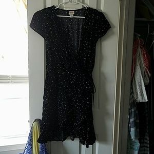 NWT Black with white polka dots Mossimo dress
